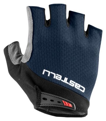 Gants Courts Unisexe Castelli Entrata V Bleu/Blanc