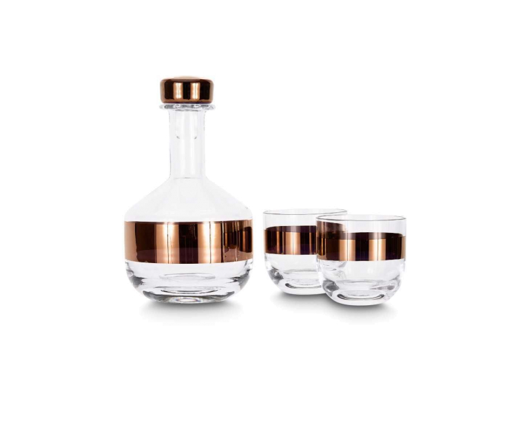 Tom Dixon Tank Whiskey decanteerkaraf zwart