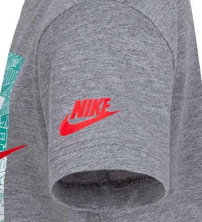 Nike T-Shirt - Übung macht Futura - Carbon Heather