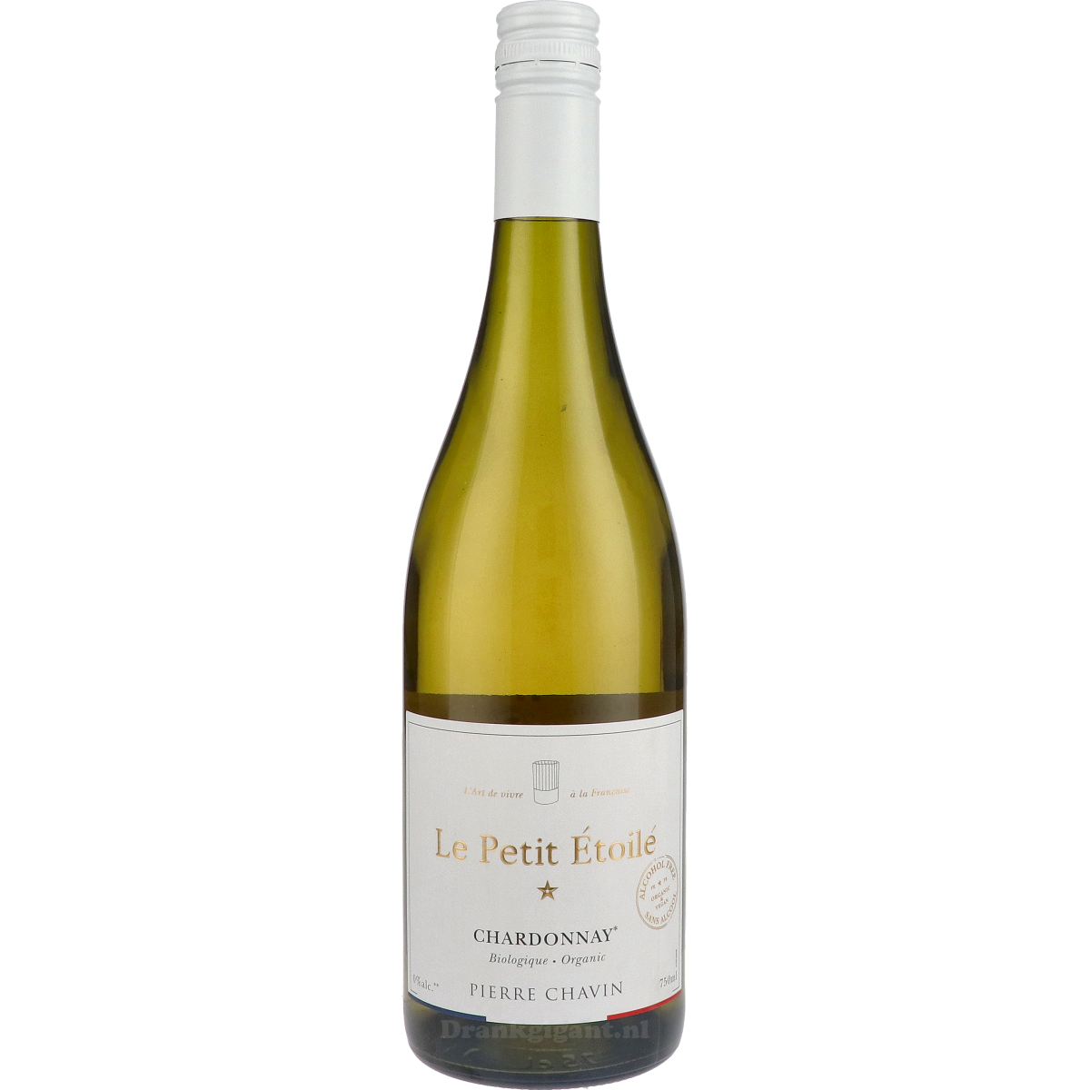 Pierre Chavin Le Petit Etoile Chardonnay Alcoholvrij 75 cl