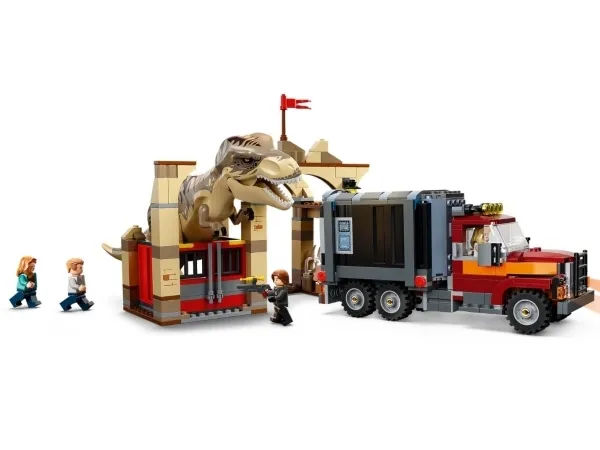 LEGO Jurassic World 76948 T. rex og atrociraptor på dinosaurflugt
