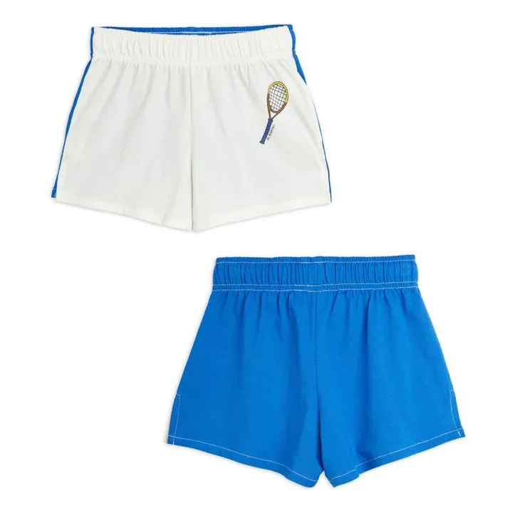 Mini Rodini Short Tennis Coton Bio | Blanc