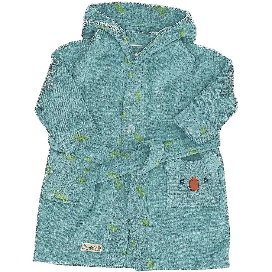 Sterntaler Bademantel Kalla blau melange