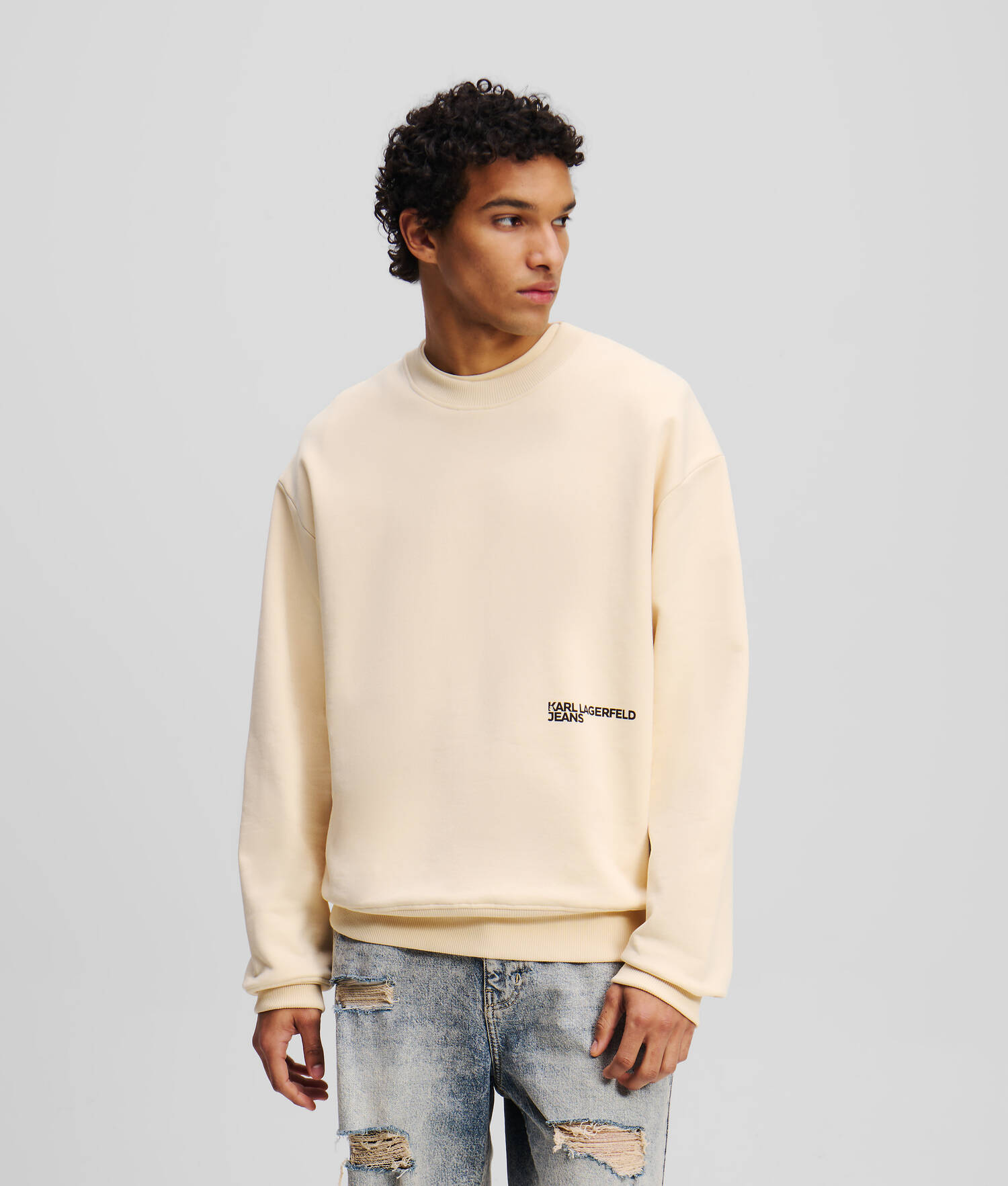 SWEAT-SHIRT AVEC MONOGRAMME SHIBORI - Frêne de bois