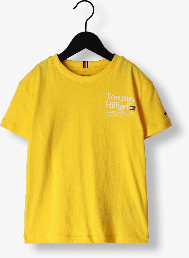 TOMMY HILFIGER oker tommy hilfiger t-shirt timeless tommy tee s/s