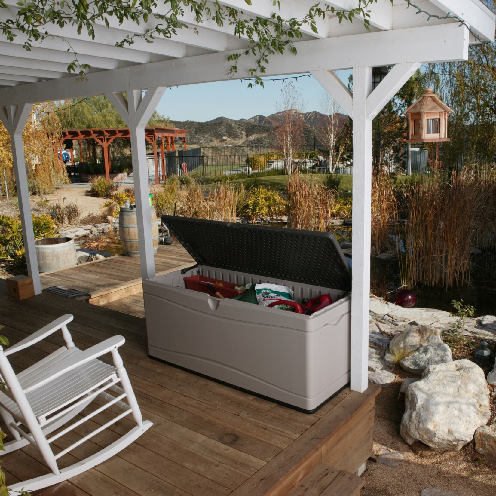 Lifetime XXL Gartenbox 495l / grau/anthra