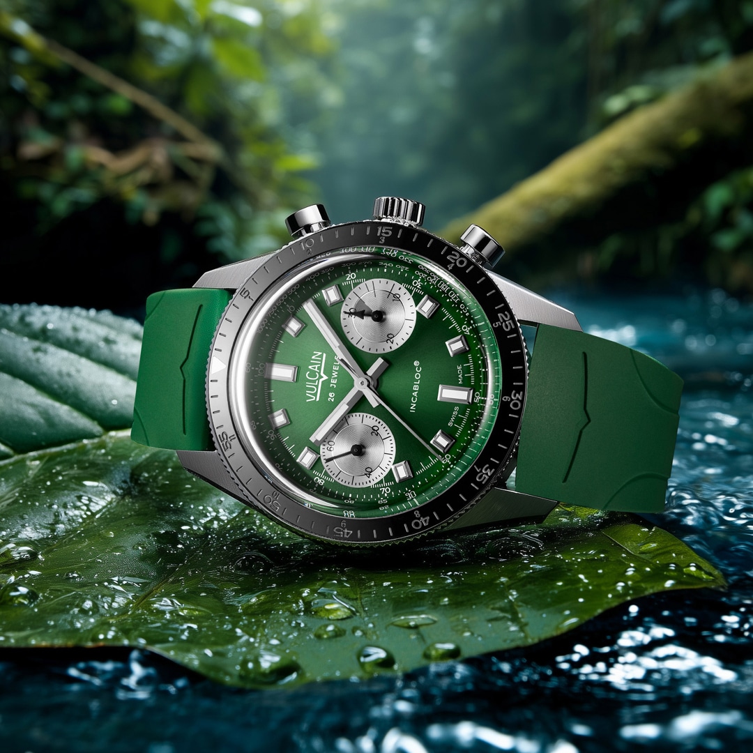 Vulcain Skindiver Chronograph Green Limited Edition