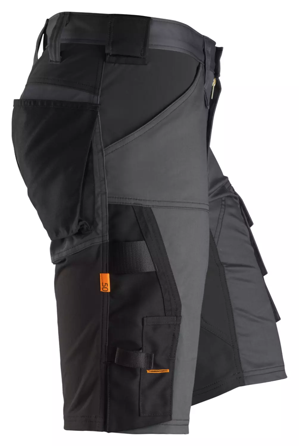 Snickers 6143 AllroundWork Stretch Korte Broek - Staal Grijs - Maat 054