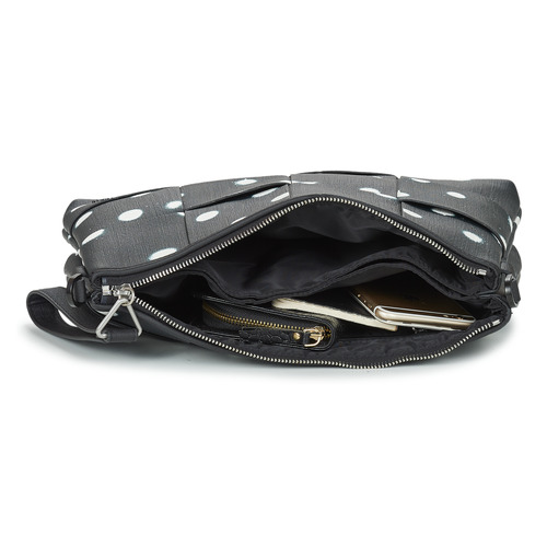 Desigual - NEW SPLATTER DORTMUND MAXI - Noir/Blanc