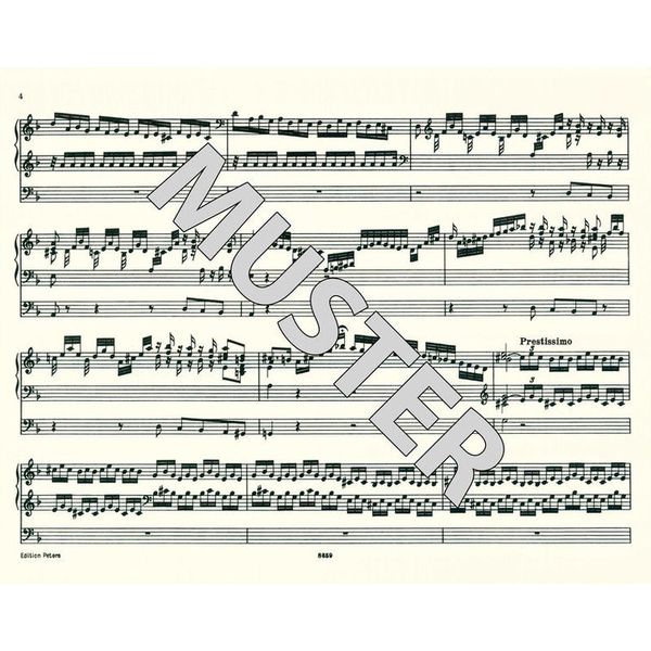 Edition Peters Bach Toccata Und Fuge BWV 565