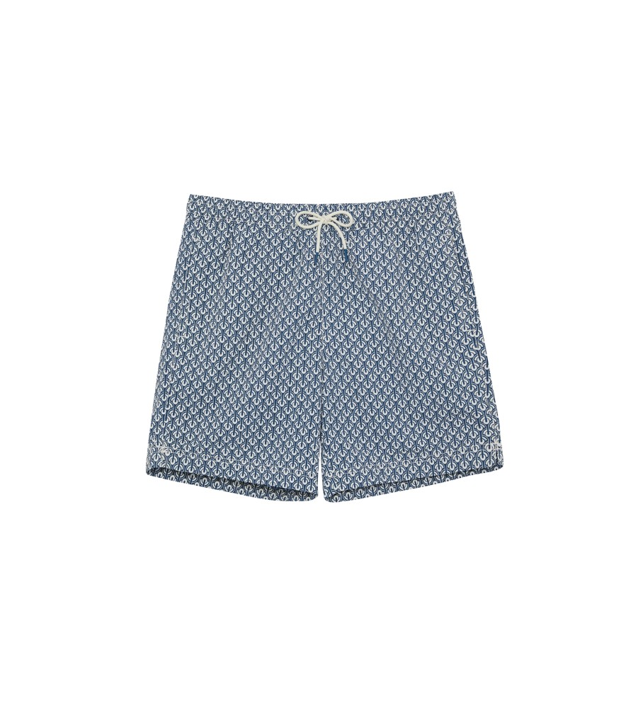 Maiô estampado ECOALF Fiyialf azul marinho