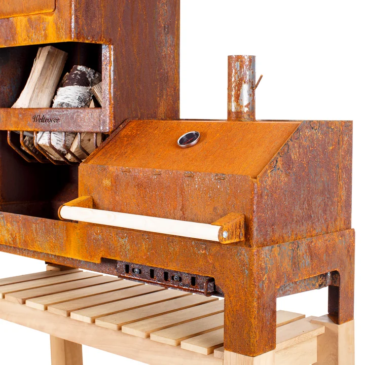Weltevree - Outdoor Stahlofen XL, rostbraun