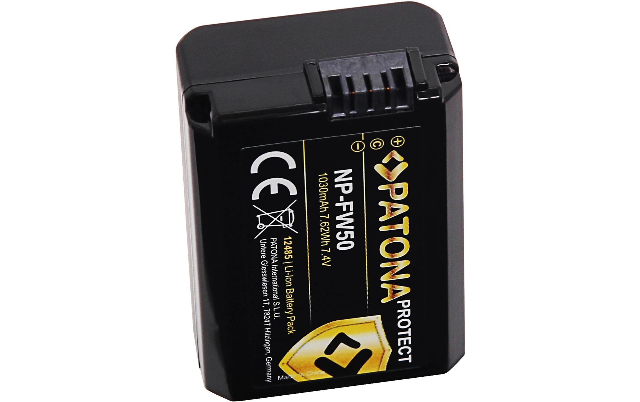 PROTECT Akku für Sony NP-FW50PROTECT Batteriesatz für Sony