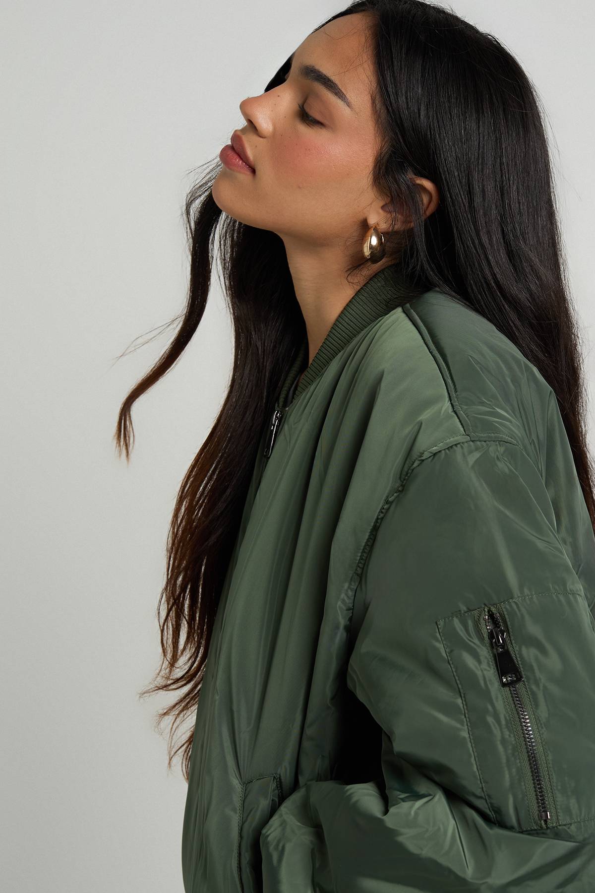 boohoo Veste bomber surdimensionnée