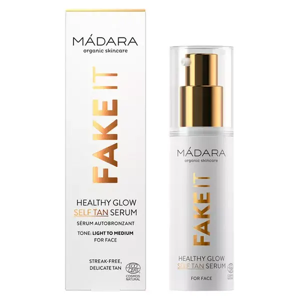 Sérum Autobronzeador Facial MÁDARA Fake It Healthy Glow 30ml
