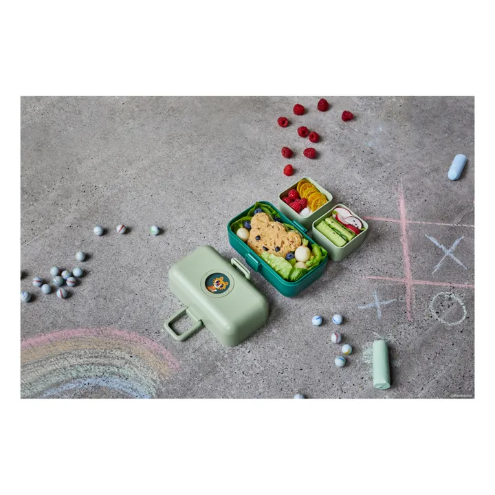 Monbento Bento enfant modulable 3 compartiments MB Tresor | Vert