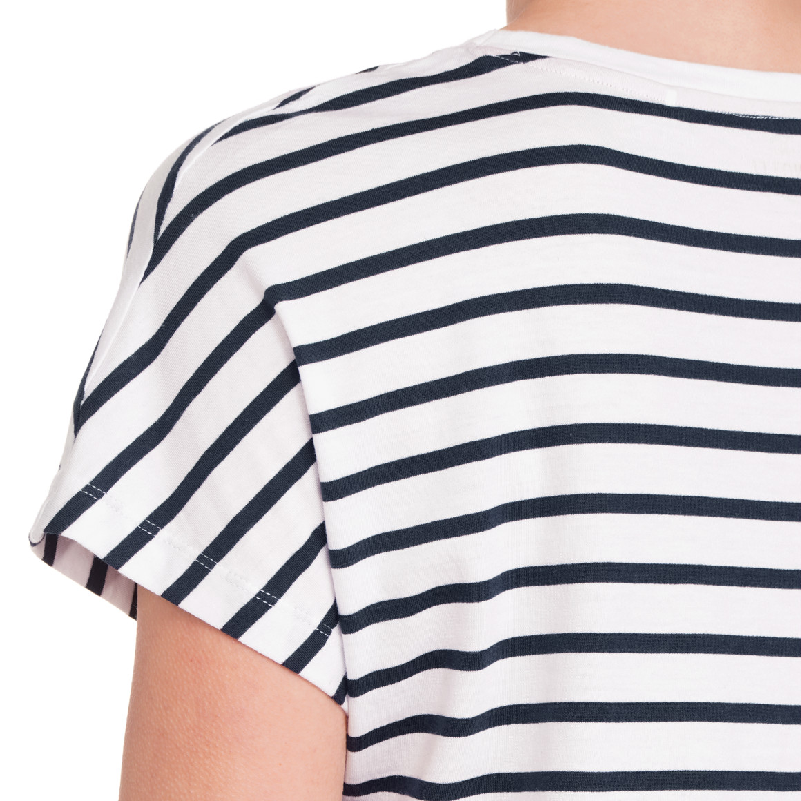 Gina Benotti Damen Schlafshirt maritim weiss / dunkelblau