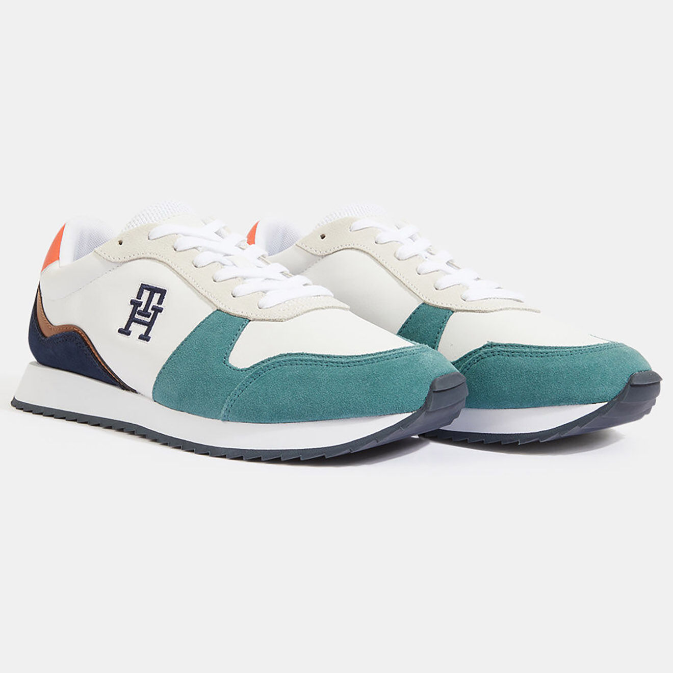 Tommy Hilfiger Baskets en Cuir Running Evo multicolores