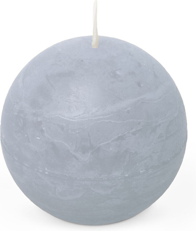 Spaas bolkaars Essential collection lichtblauw 24 uur D 8 H 8 cm