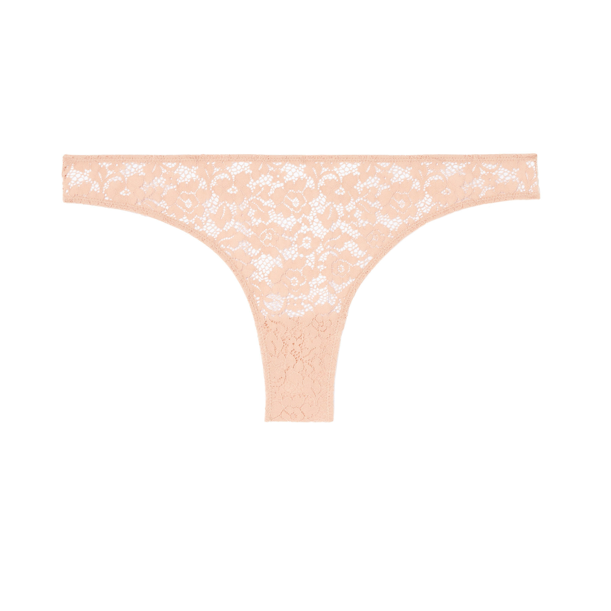 Tanga en dentelle florale