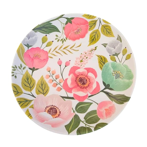 Assiette mélamine FLORA 20 cm
