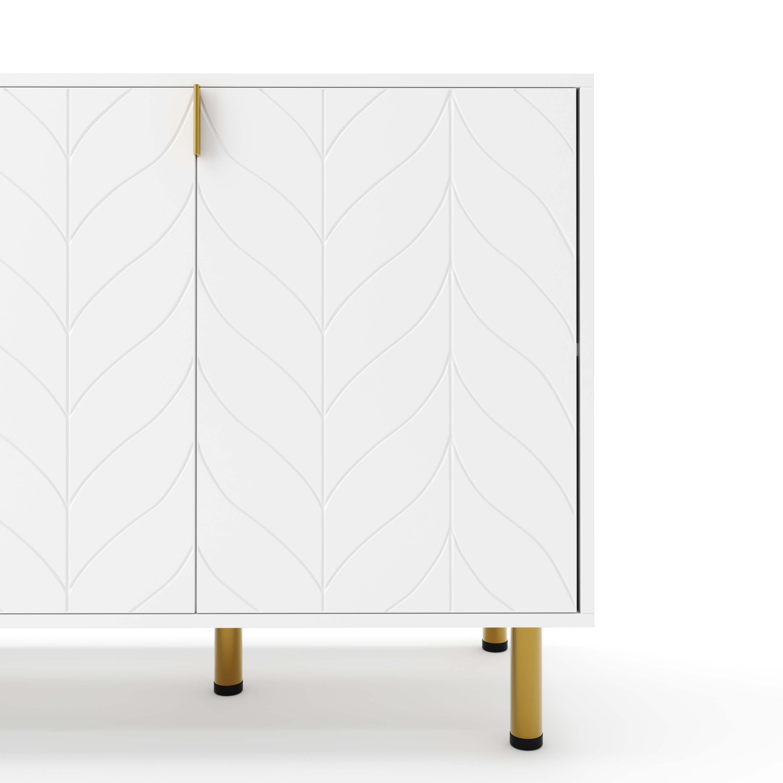 Sideboard MARGO 127 x 75 cm weiss