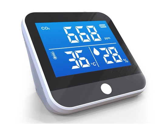 PURLINE - Compteur de co2, de température et d'humidité portable en di...