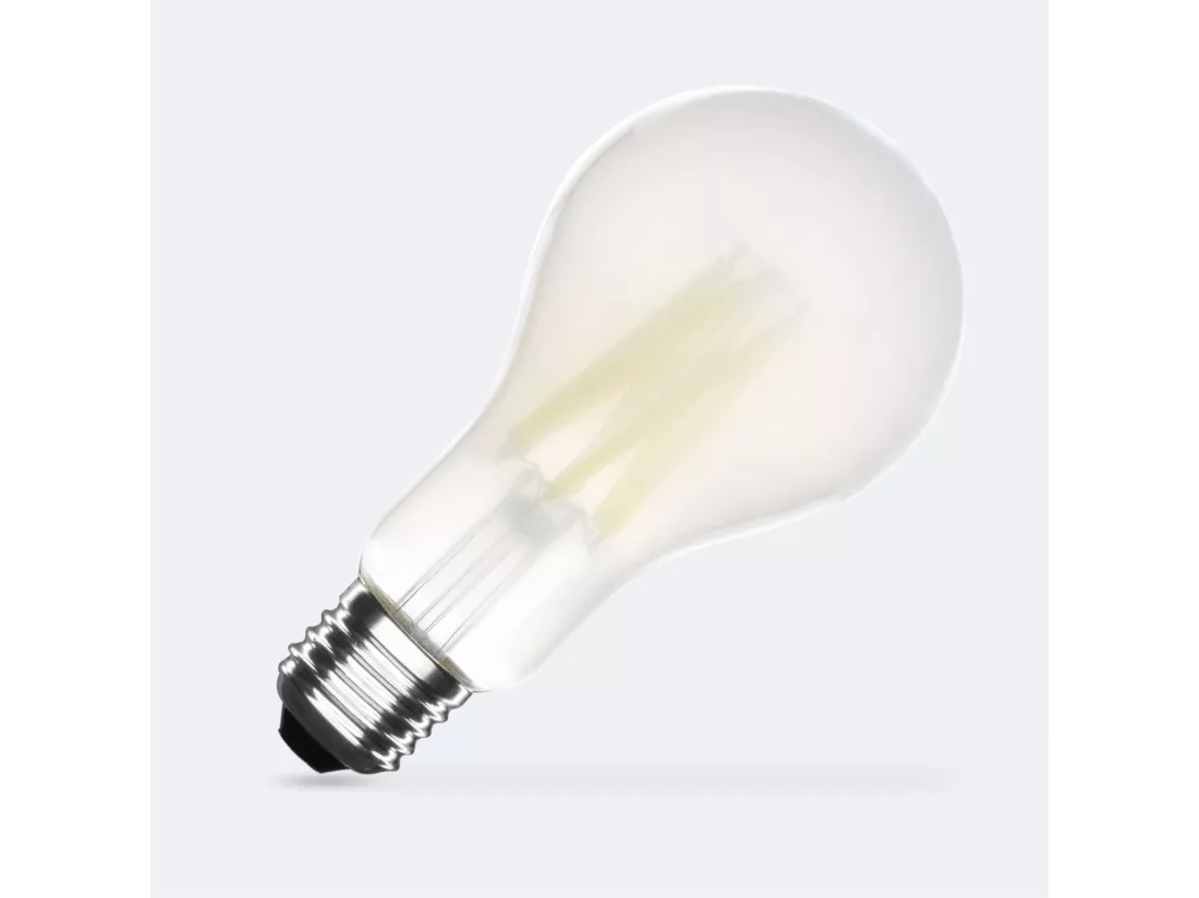 Ampoule LED Filament E27 7,3 W 1535 lm A70 Opale Classe A No Flicker 6500K Blanc froid