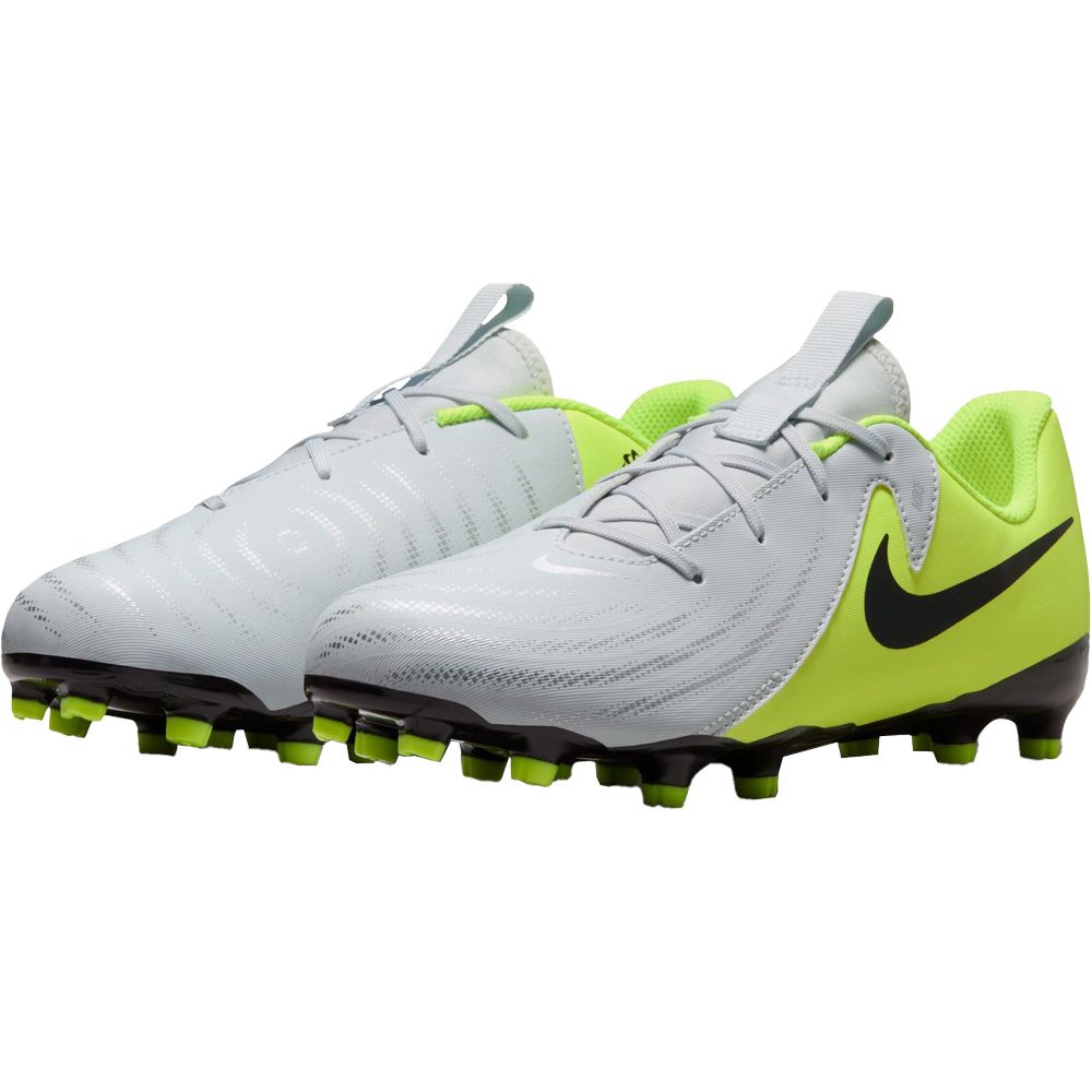 Nike Phantom GX 2 Academy Jr. MG Low-Top Fußballschuhe Kinder metallic silver