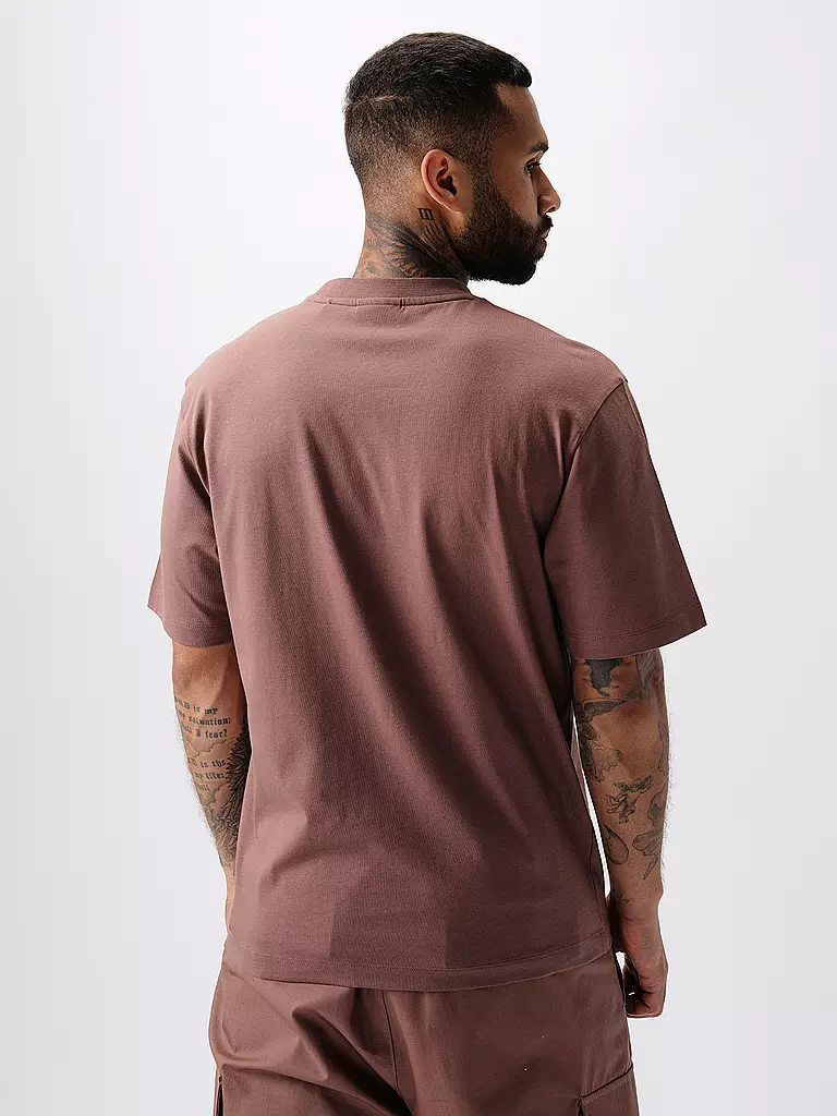 HUGO T-Shirt NILEY braun