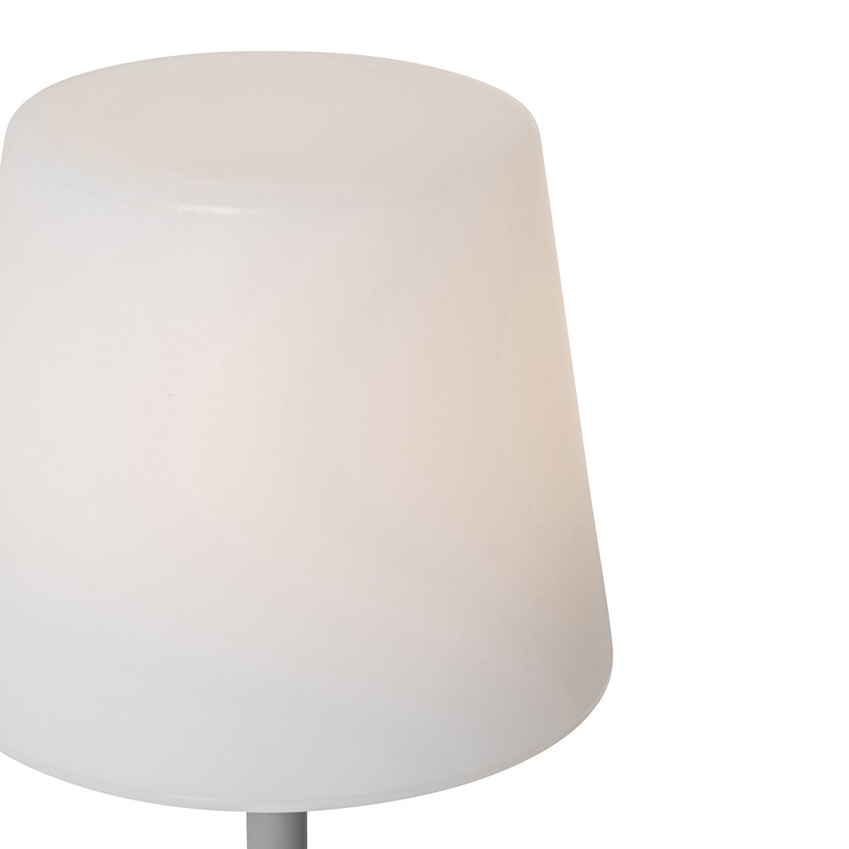 Tafellamp grijs oplaadbaar incl. LED en dimmer IP54 - Jude