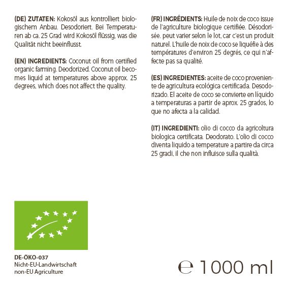 GreatVita Bio Kokosöl desodoriert