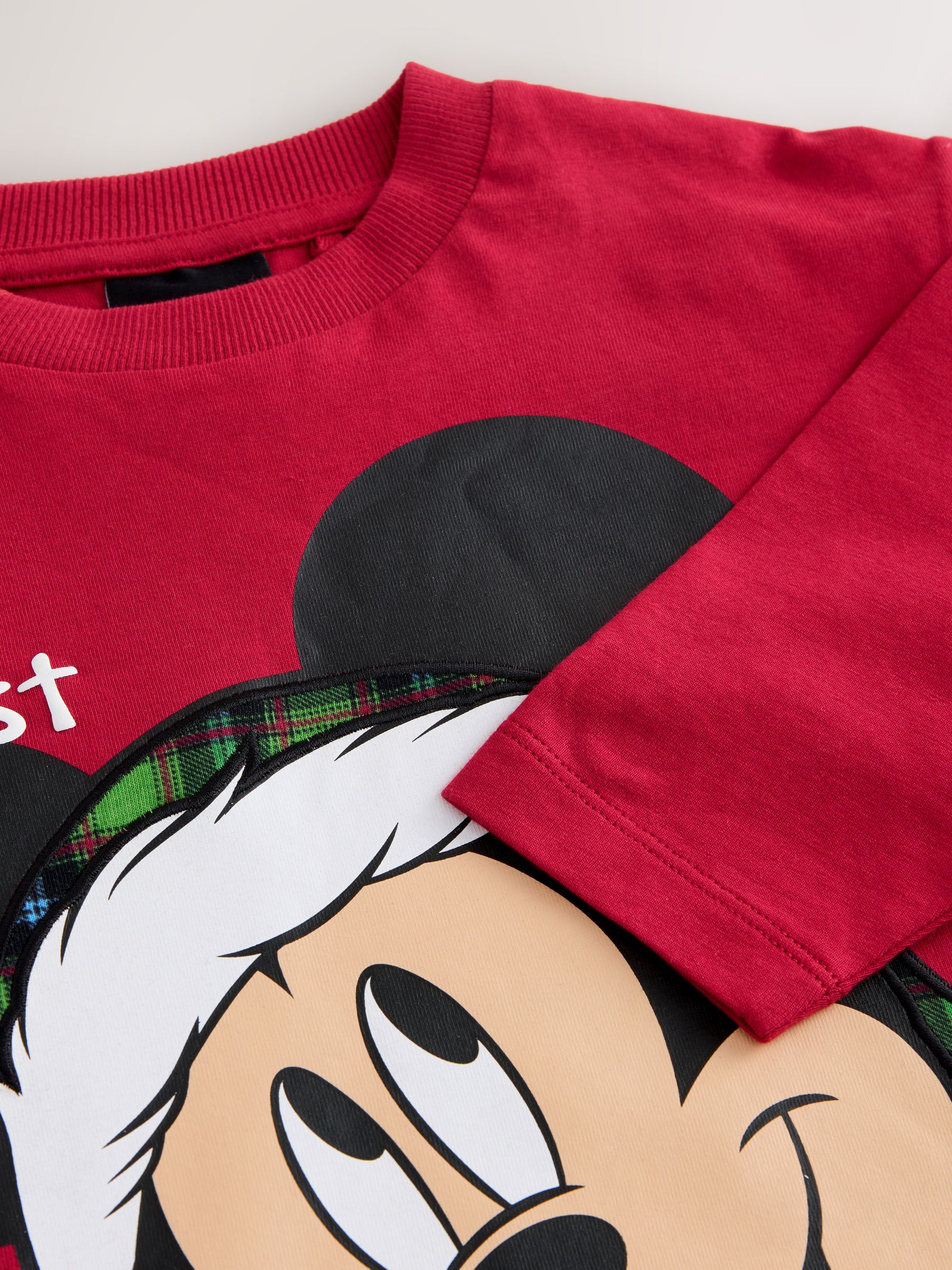 Rood Kerstmis - Bluey T-shirt met lange mouwen (3mnd-8jr)