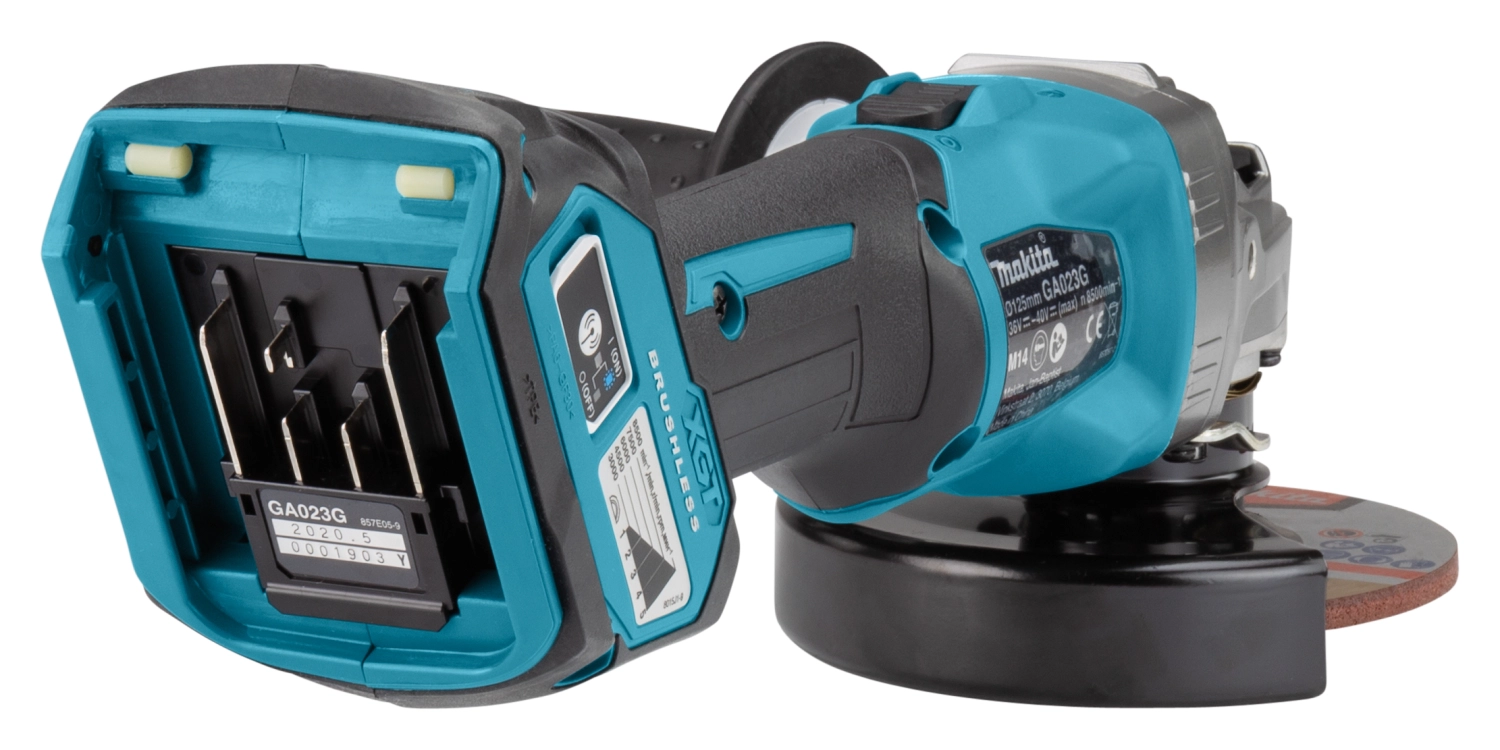 Makita GA023GZ XGT 40V Max Li-Ion accu haakse slijper body - 125x22,23mm - koolborstelloos