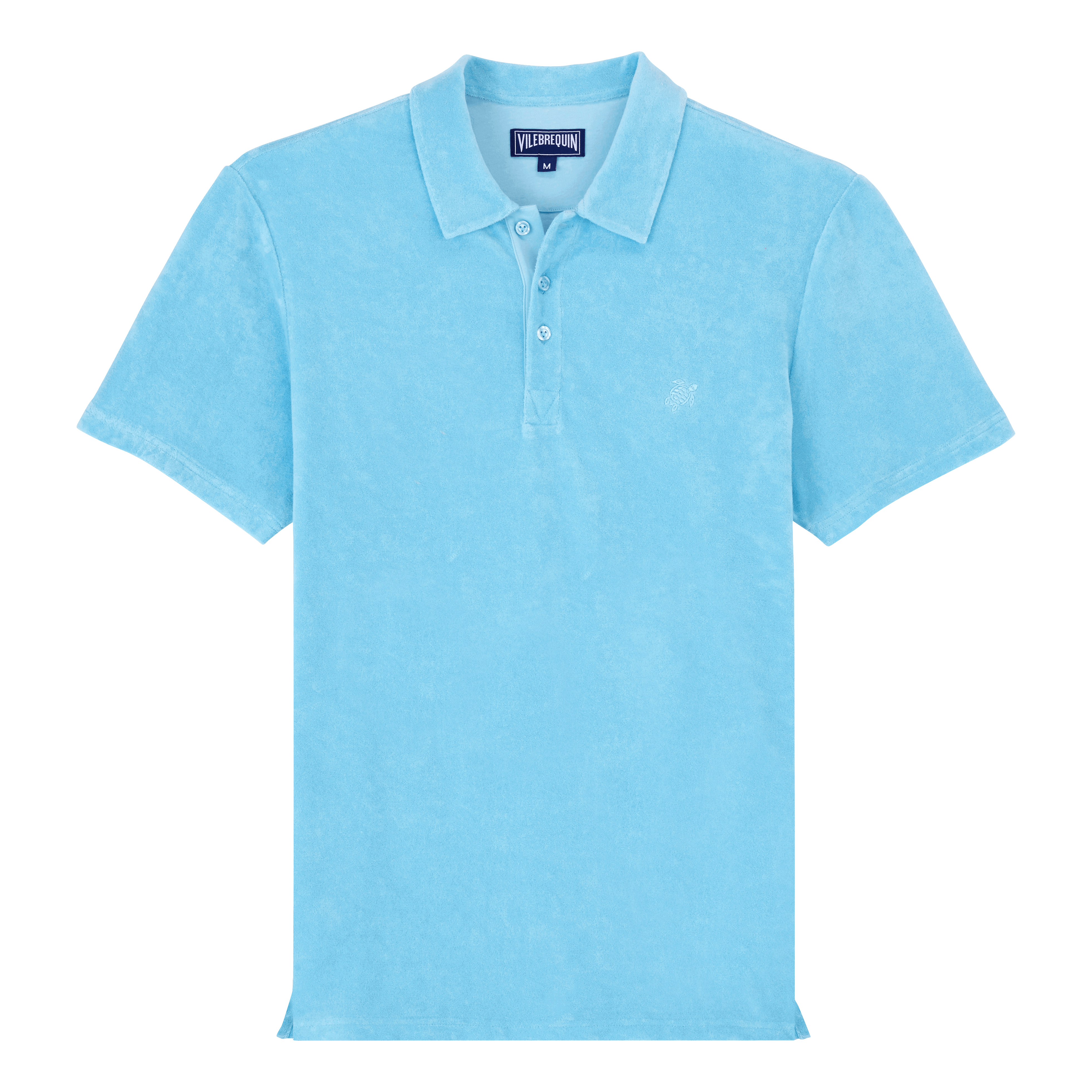 Polo en Coton Éponge Organique Homme Uni