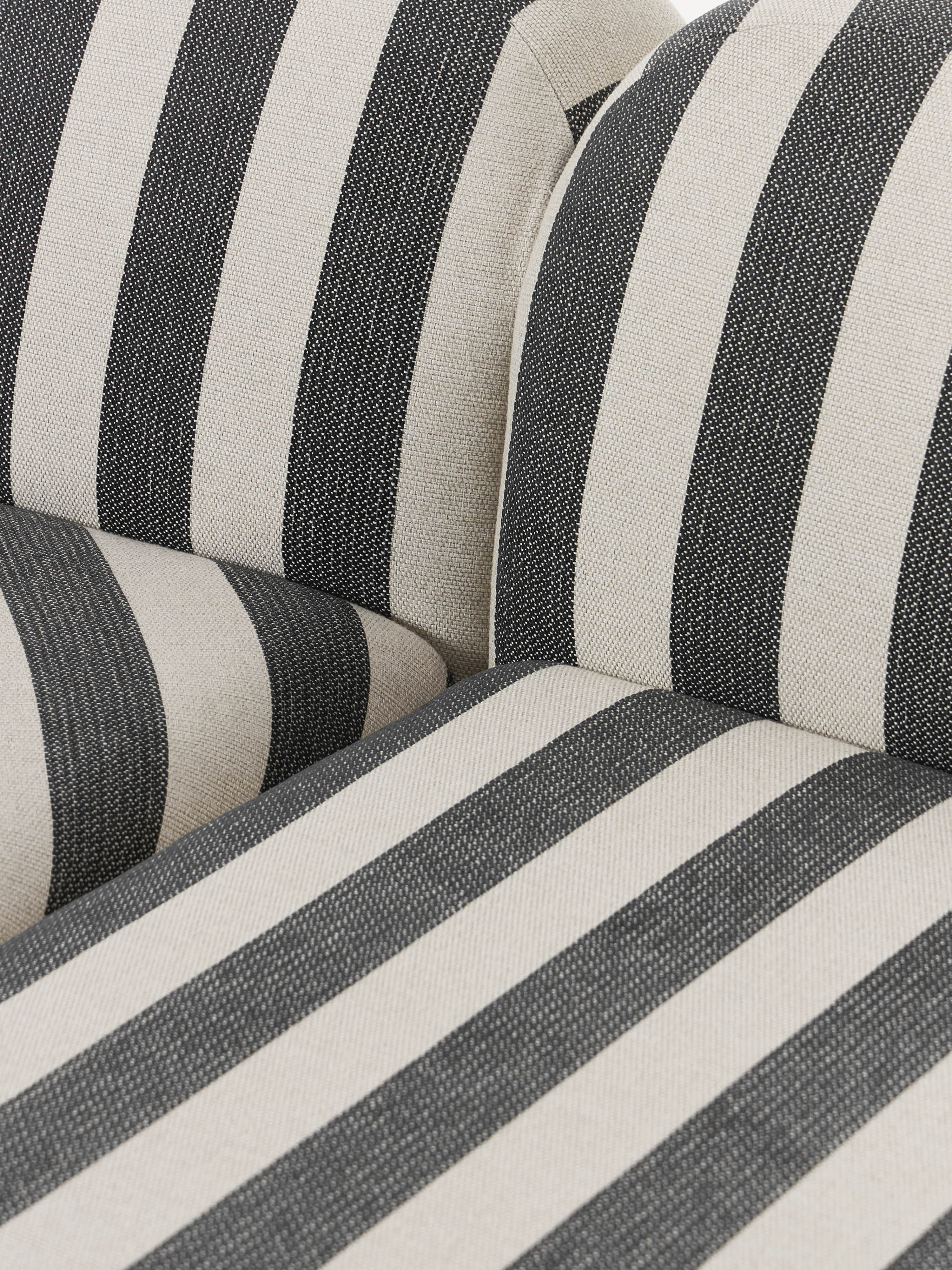 Gestreepte chaise longue-module Wolke