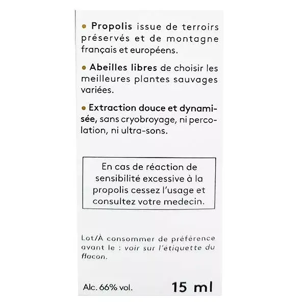 Extrato orgânico de própolis negra Ballot-Flurin 15ml