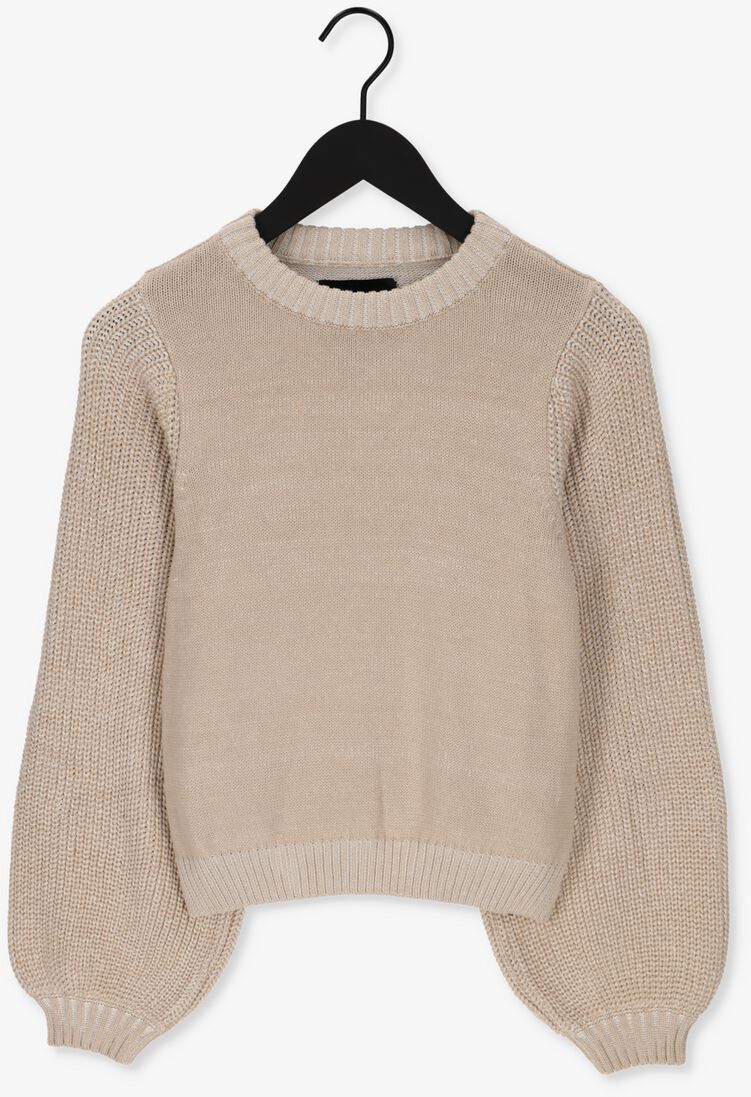 ANOTHER LABEL beige another label sweater ulla knitted pull l/s