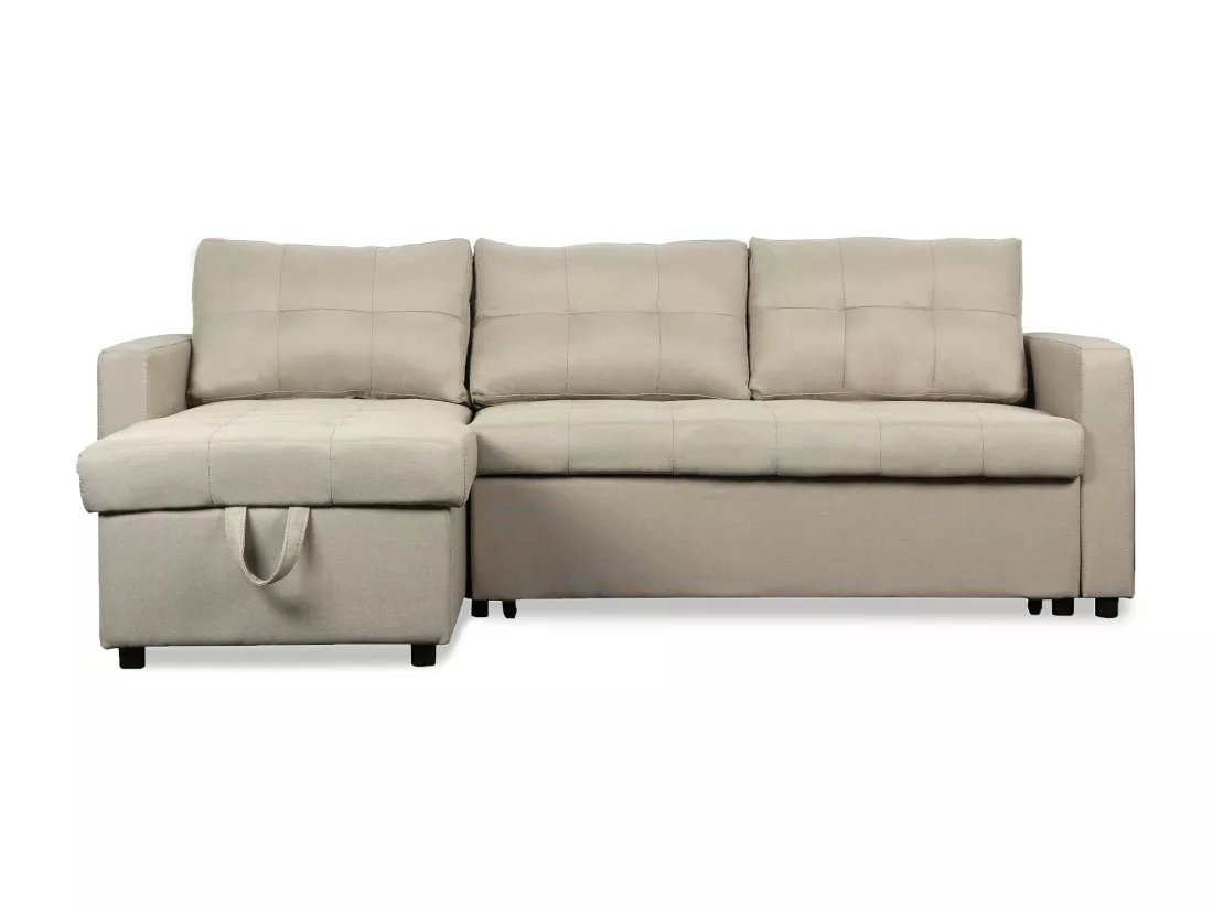 Canapé d'Angle Convertible Tissu 