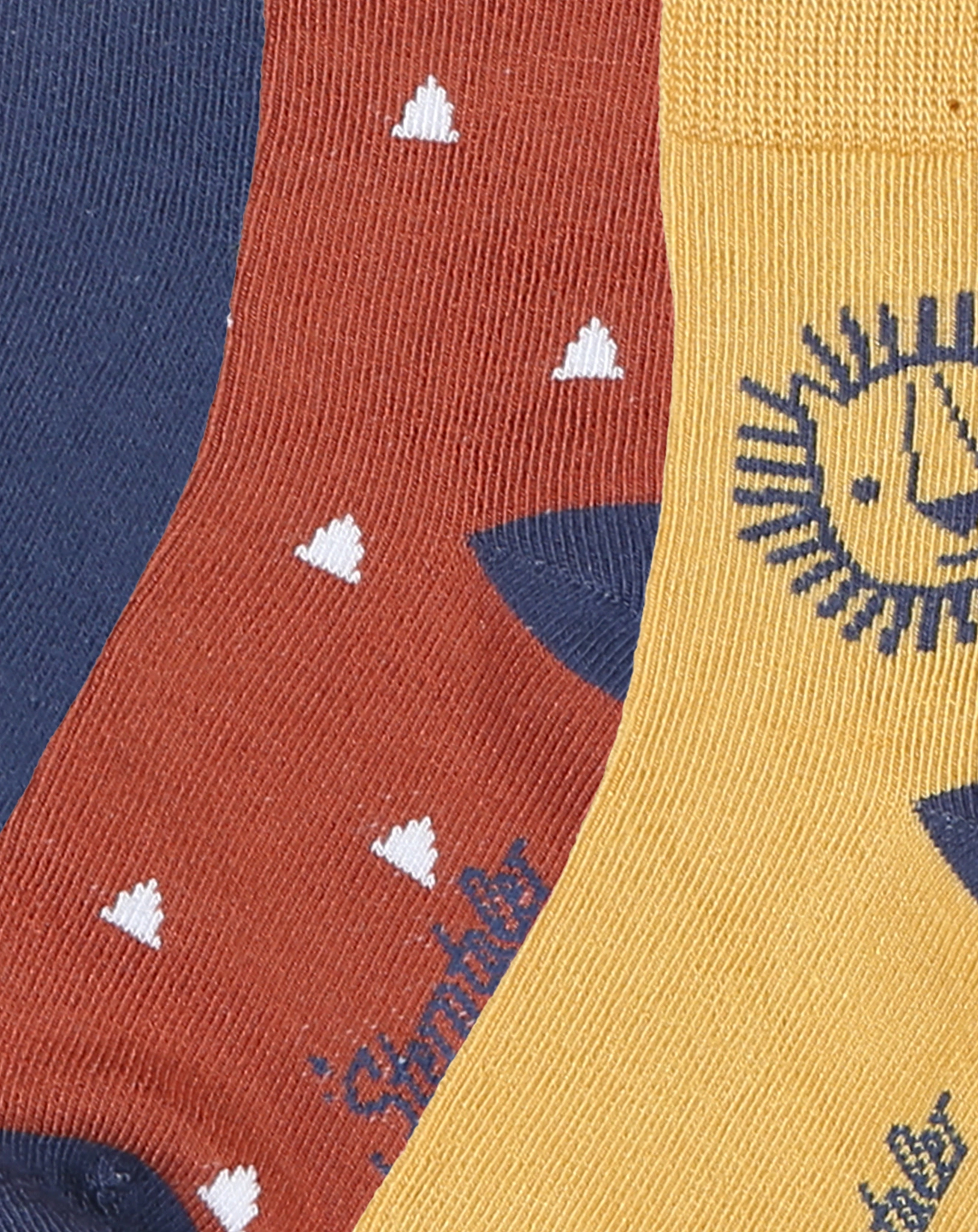 Socken LÖWE 3er-Pack in gelb