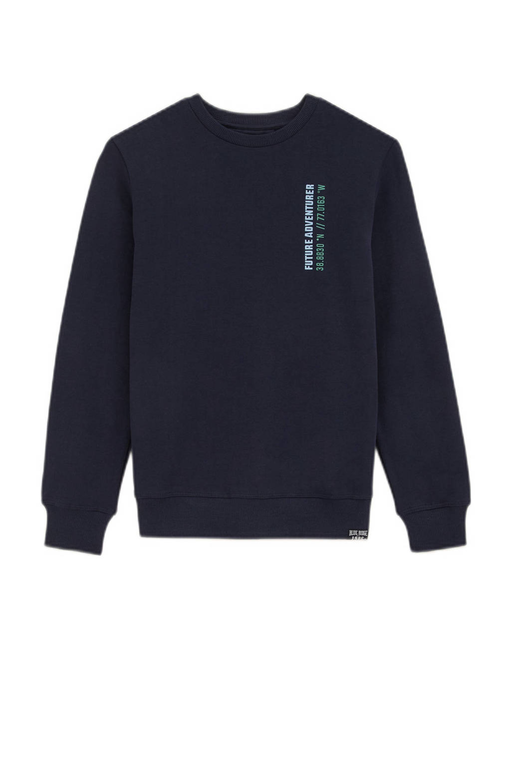 WE Fashion sweater donkerblauw