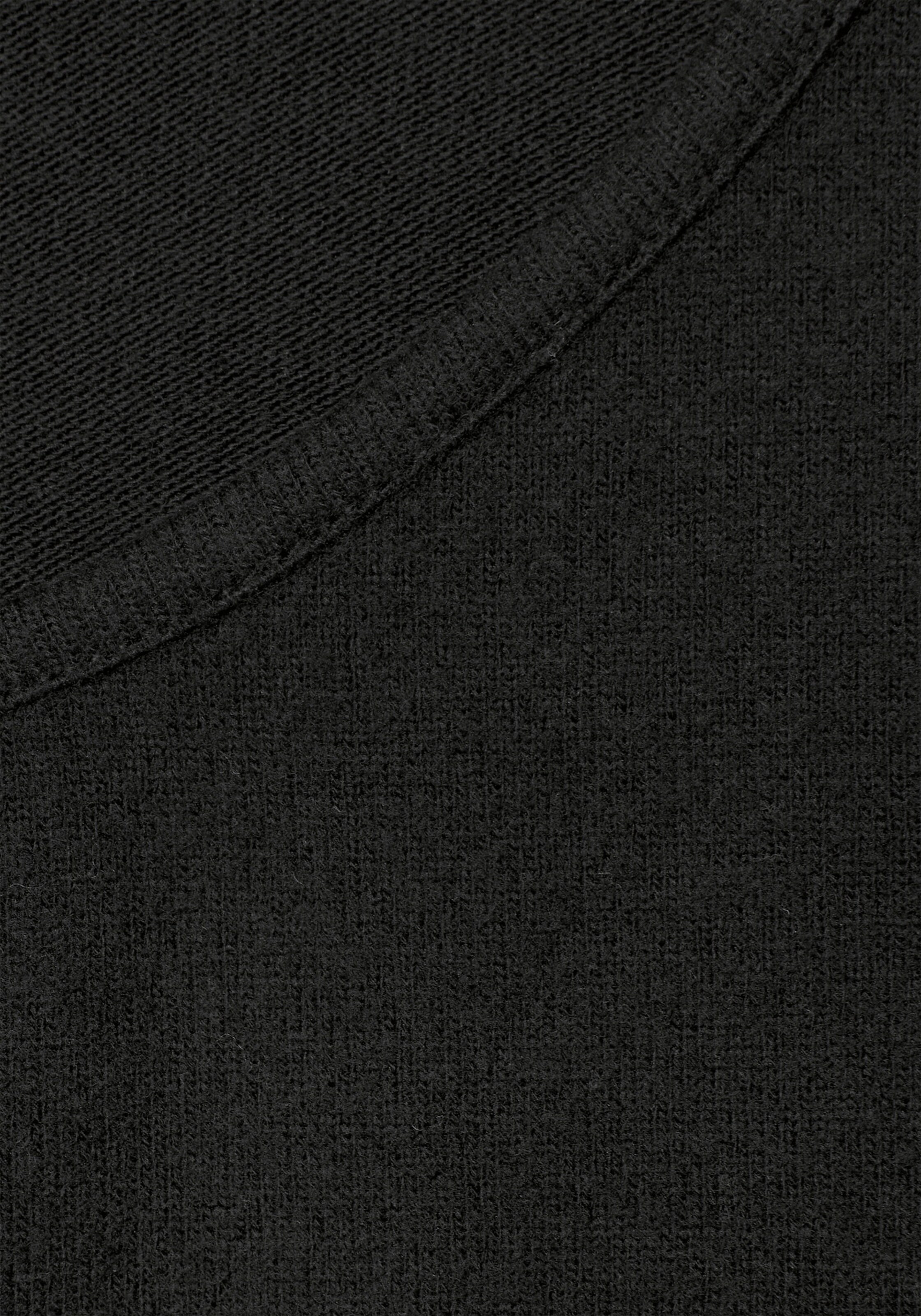 LASCANA Stricktop in schwarz