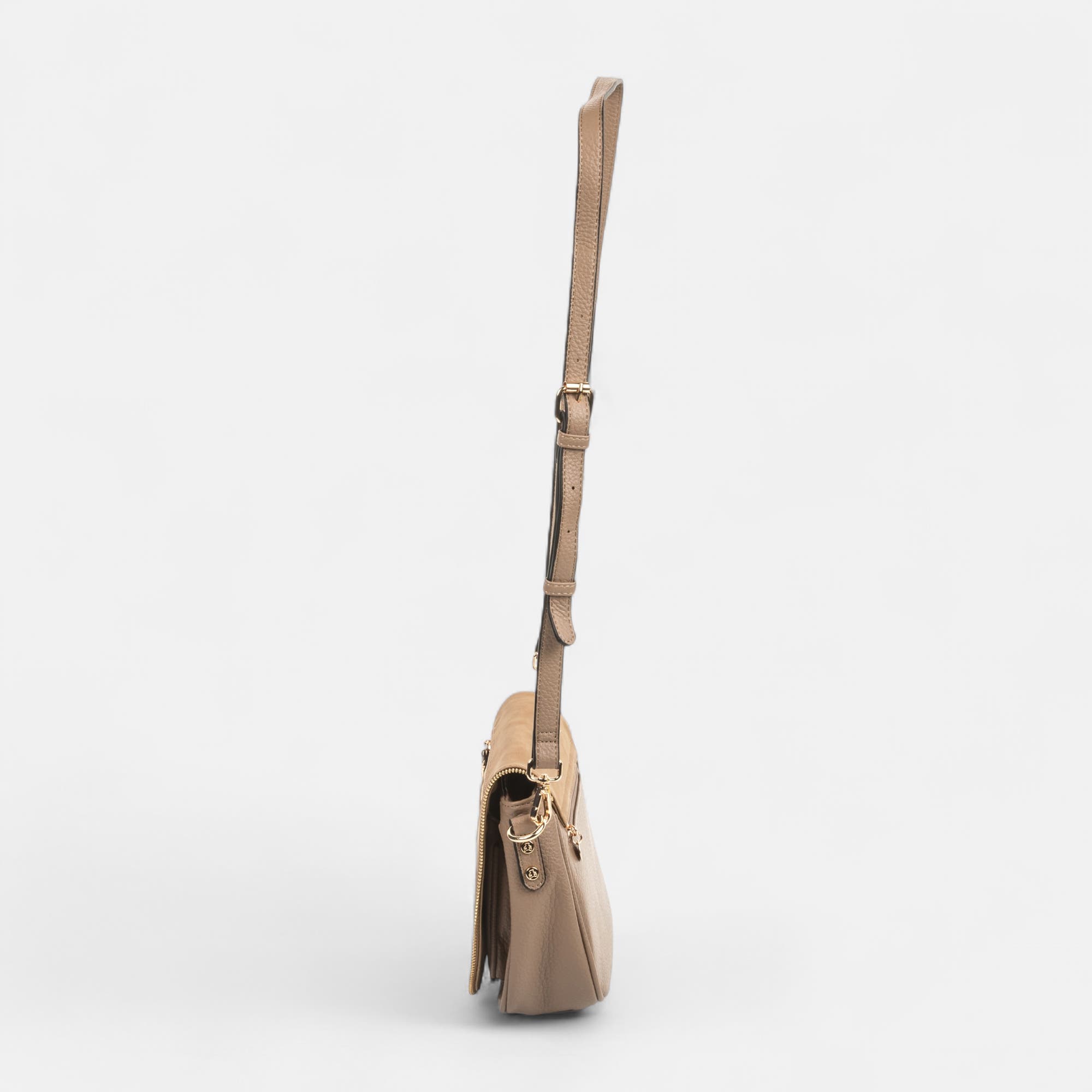 Sac bandoulière taupe