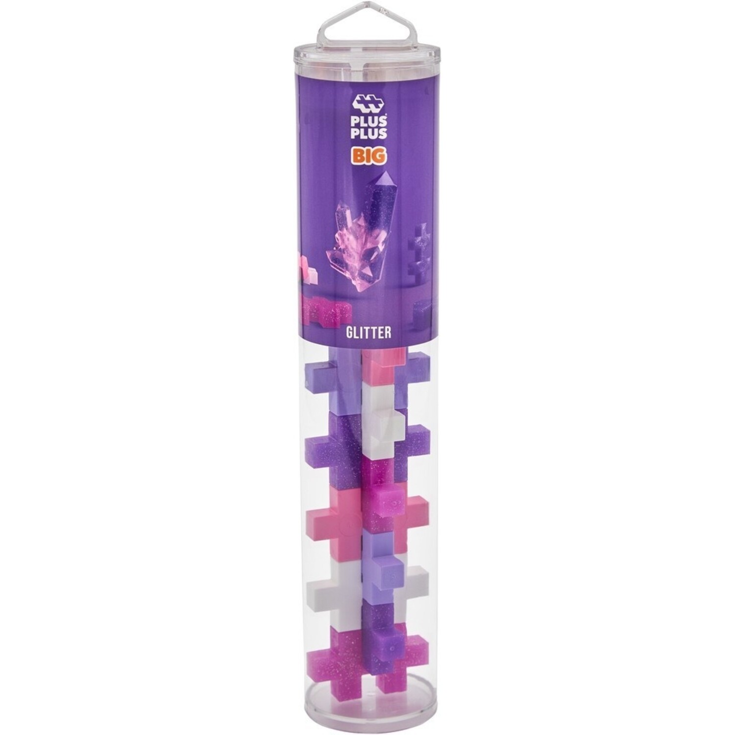Plus - Plus | Tube glitter Big Plus 15 stuks