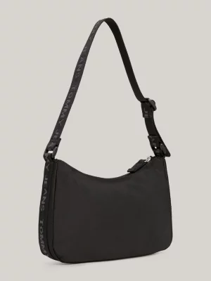 Bolsa de ombro Essential com patch de logotipo