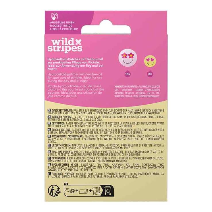 Wild Stripes Anti-Pickel Patches Smile Stop, 24 St