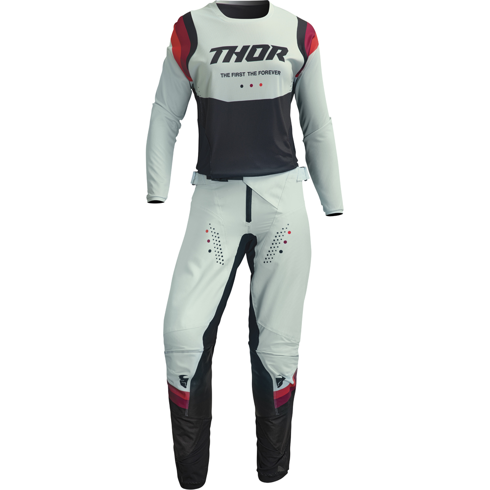 Thor Motocross - Pantalon femme Pulse Rev Blanc / Noir