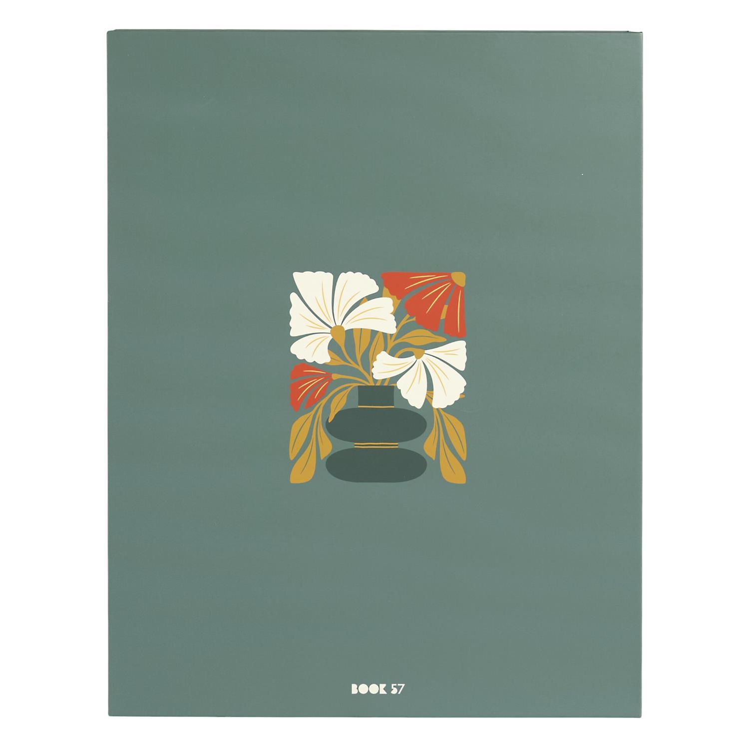 LIVRE RANGEMENT DECO BEAUTY ET FLOWERS 33X25CM