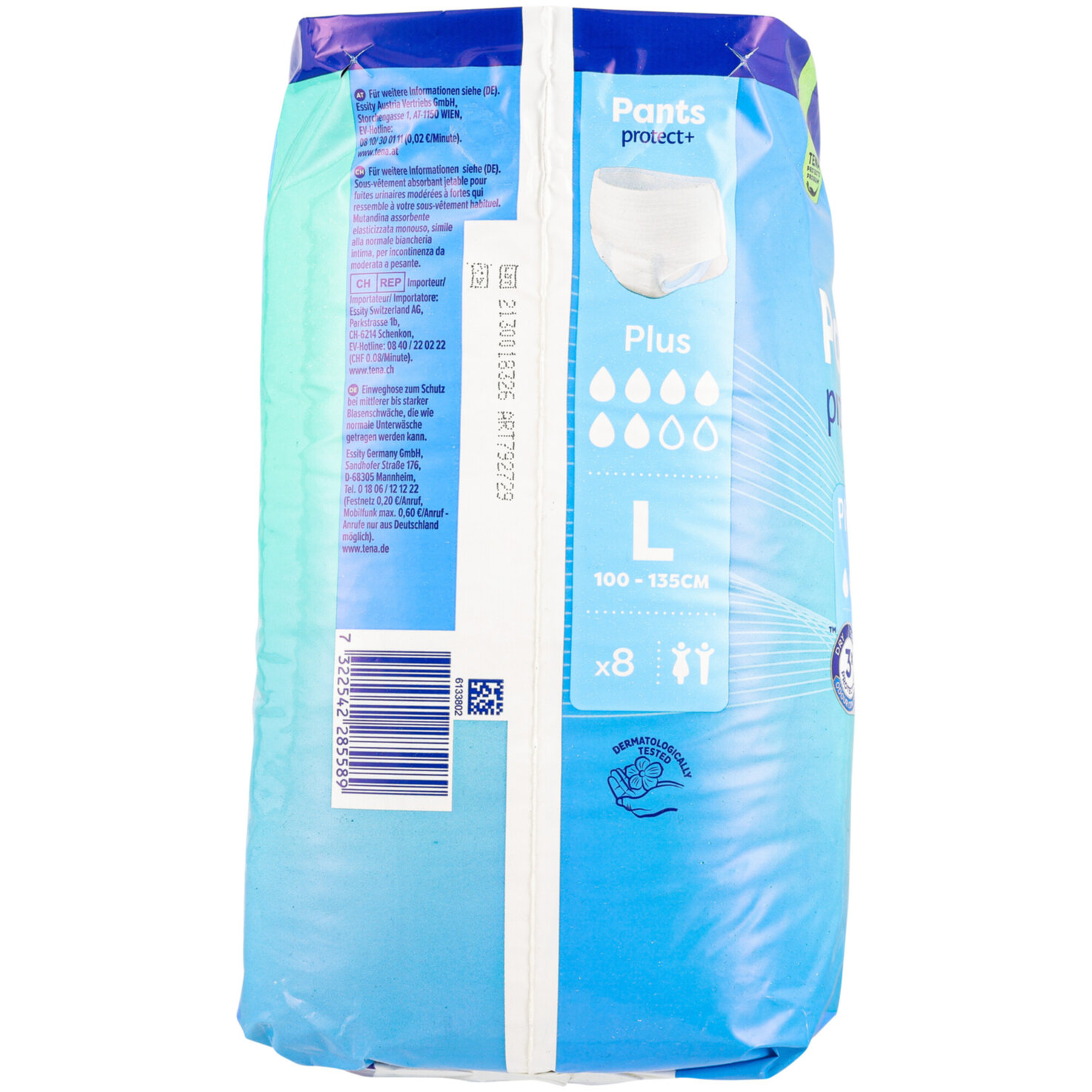 Tena Inkontinenz-Pants protect+ Plus Large 8 Stück