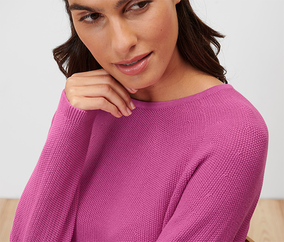 Strickpullover, pink